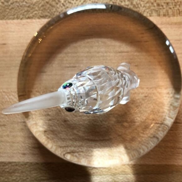 Swarovski Crystal Austria Retired Toucan Bird on Branch Lg Authentic - Picture 3 of 4